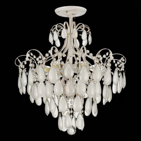 Ceiling EVOLUCE lamp. Sle160302-06. Magonza. 6x60 watts, E14, 50x50x75 cm, golden color-3