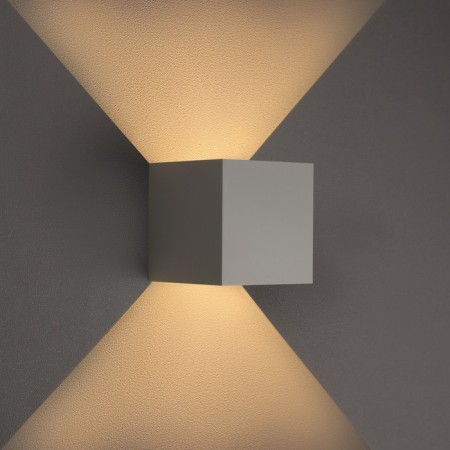 LED LED wall-mounted FSD-004, 6 W, 450 lm, 3000k, IP54, 220 V, metal, white-1