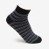 Women's terry socks shortened, black color, size 23-25