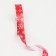 Ribbon for decor and gifts, snowflakes, 2 cm x 45 m