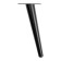 Furniture support Cappio OP07, h = 200mm, thick thickness 1.8, matte black color