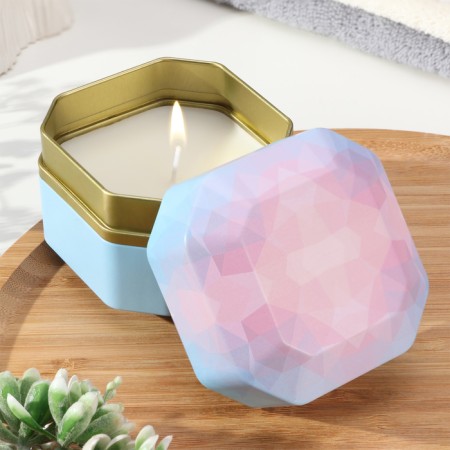 Aromatic candle in the Bank "Aromatic Candle", English pear and freesia, big