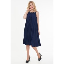 Women's dress, size 48, blue color