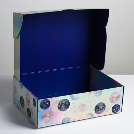 Gift folding box, packaging, “Shine”, 30.5 x 22 x 9.5 cm-4