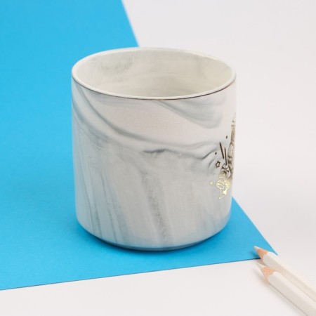 Ceramic mug on the graduation "Owl", decol, 350 ml-2