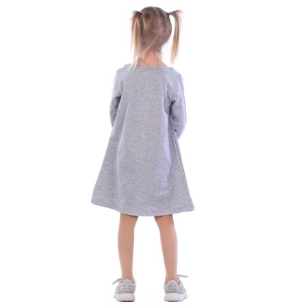 Baby dress happyshmot, height 98 cm, color gray-melange-3