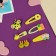 Hair set "Little Joy" (14 pcs) Tigerok, yellow