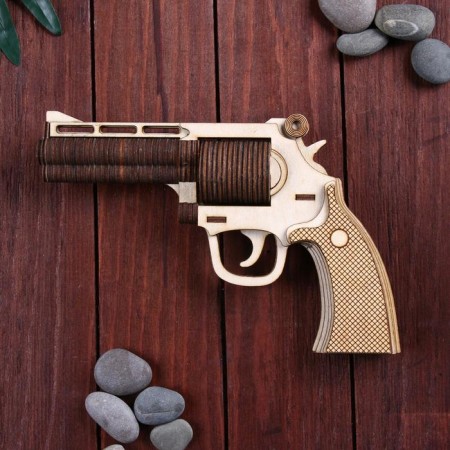 Souvenir wooden gun "Revolver"-1