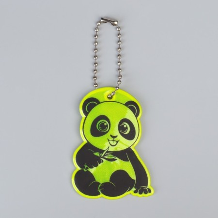 The reflective element "Panda", bilateral, 4.2 × 5.8 cm, color mix-2