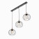 Cut "Contour" 3x60W E27 Black 70x20x22 (90) cm