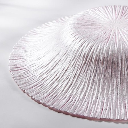 Serving dish "Amethyst", d = 30 cm, pink color-2