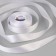 Satin tape, 25 mm × 33 ± 2 m, white color No. 001