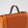 Handle for a bag, 2 fasteners for a puncture, 22 × 3 × 0.4 cm, dark brown/gold color