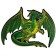 Figure puzzle "Dragon"