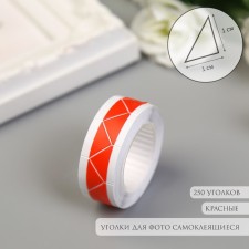A set of corners with a pocket for photos of 250 corners 