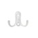 Hook furniture tundra TKD024 Light, two -rod, white