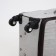 Small suitcase 24 "On the zipper, code castle, with extension, the color is gray