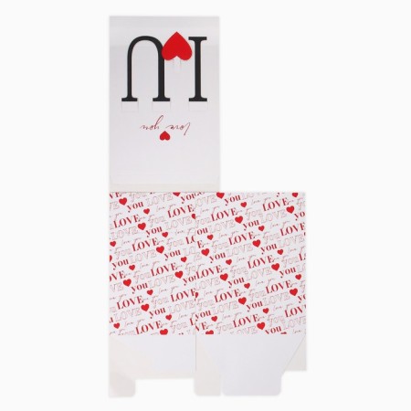 Gift folding box with 3D effect, packaging, “Love You”, 18 x 14 x 23 cm-11