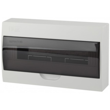 The housing plastic hinged era Simple Shchrn-P-18 IP41 without tires is a transparent cover white