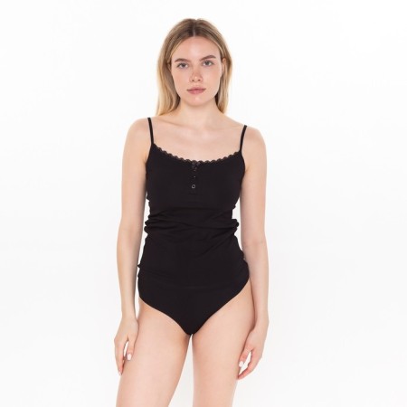 Panties female slips, black color, rr 46-48 (l)