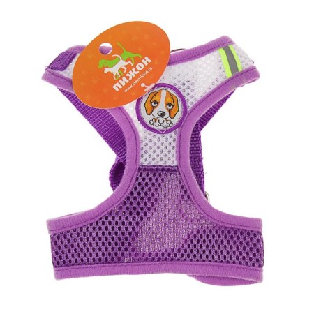 The harness is adjustable breathing, reflective, size l, (OG 44-64 cm, Osh 40-60 cm), violets-5