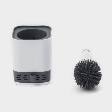 Silicon Savanna toilet brush for toilet, gray color-9