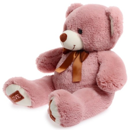 Soft toy "Bear Amur", powder color, 70 cm-1