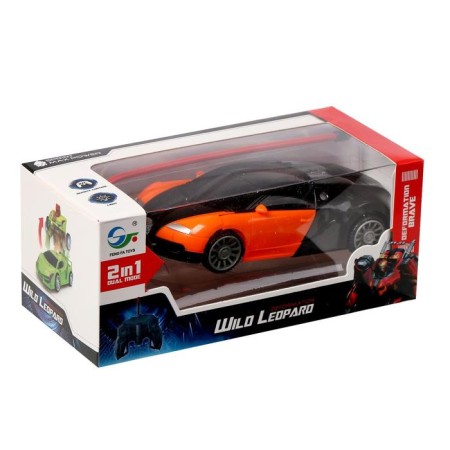 Robot Radio -controlled "Sports", transforms, works from batteries, color mix-13