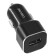 Car adapter CARLINE® 1XUSB 2.1A in a cigarette lighter 12/24V, Black Color Black
