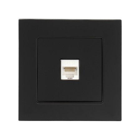 Sobck Single Single Tot Glossy Glass, Hidden, Glass, Black-2