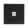 Sobck Single Single Tot Glossy Glass, Hidden, Glass, Black