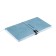 The weekly dated 2025, Escalada, 175 x 95 mm, soft cover with artificial leather, 64 sheets, pancake embossing, block 70, blue