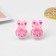 Children's clips "chosen" bunny, pink color