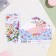 Money envelope "Happy Birthday!" Flowers on a blue background, 8.3 x 16.5 cm