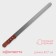 Biscuit knife large teeth Konfinetta, blade length 35 cm, wooden handle