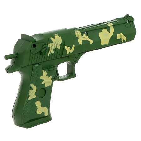 The “Wars” pistol, with a target, shoots soft bullets-3