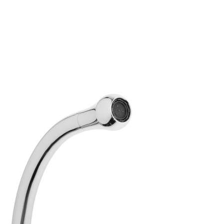 Kitchen mixer Zein Z3745, "Drop", single -leaf, pour height 26 cm, satin-3