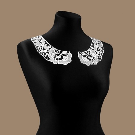 Gypury collar, 25 × 7 cm, white color-5
