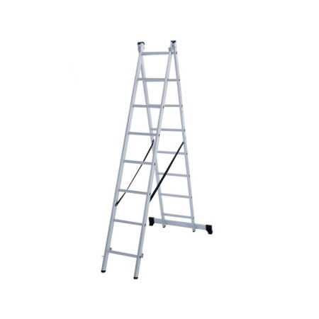 Staircase Staiser "New Height", aluminum, two-section, 2x8 steps