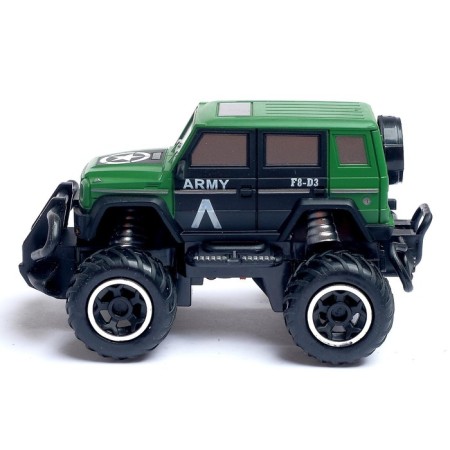 Army radio -controlled jeep, works on batteries-1