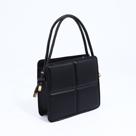 Bag Cross-Bodi with a zipper, black color-2