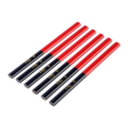 Pencils are building tundra, two -tone, 180 mm, 6 pcs.-2