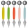Tool for carving of vegetables and fruits, color mix