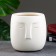 Pot "Mr. Twix" 15x15x15cm, white