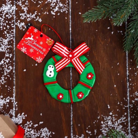 Christmas tree decoration "Symbol of Christmas" 8x9 cm, mix-3