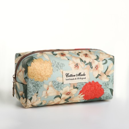 Cosmetic bag with lightning, blue/multi -colored color