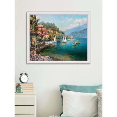 Reproduction of the picture "Yachts on Blue Water", 40x50 cm, frame 45-a355-2