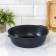 Frying, 3 l, d = 28 cm, h = 8.5 cm, glass cover, anti -stick coating, color dark marble