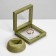 Romb decoration stand, 7 × 3 × 7 cm, green color