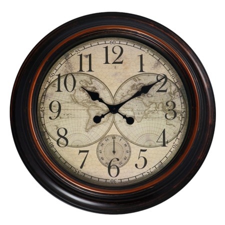 Wall clock, series: interior, "ancient map", D-60 cm